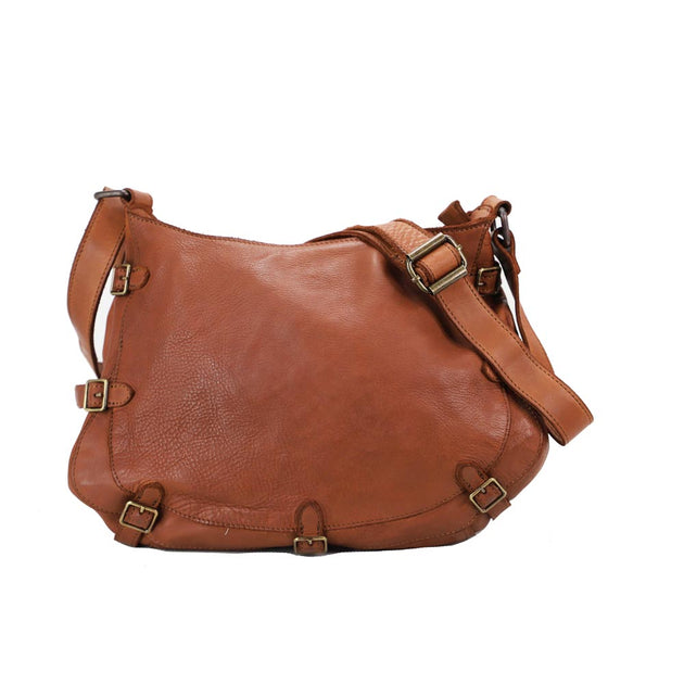 Kompanero Evie Studded Leather Hobo Bag