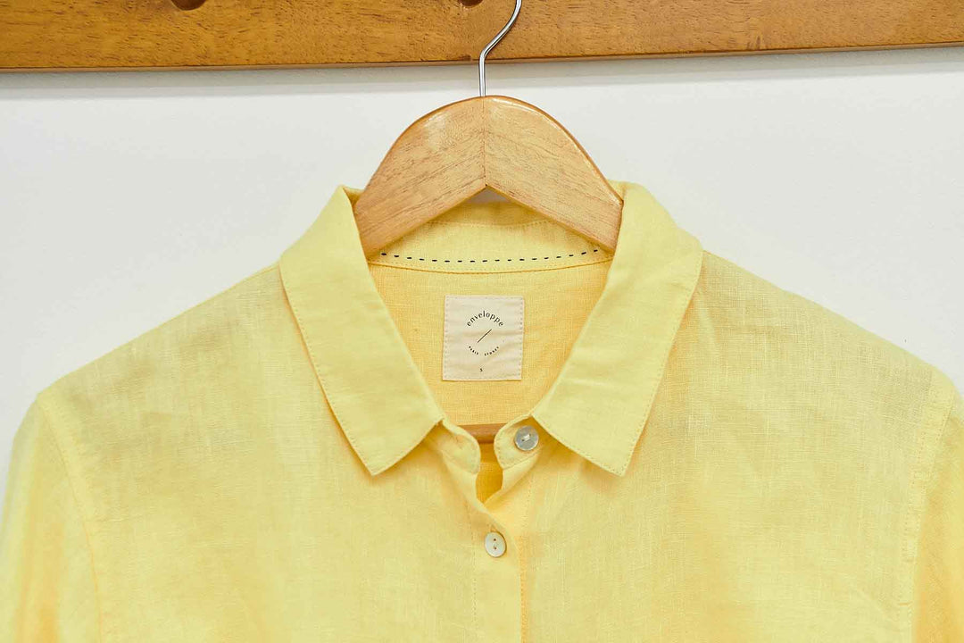 Enveloppe Linen Shirt - Citron