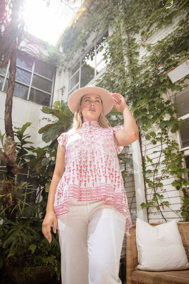 Waterlily Top - Pink