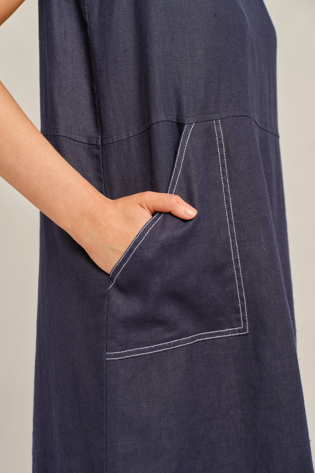 Chiara Dress - Navy