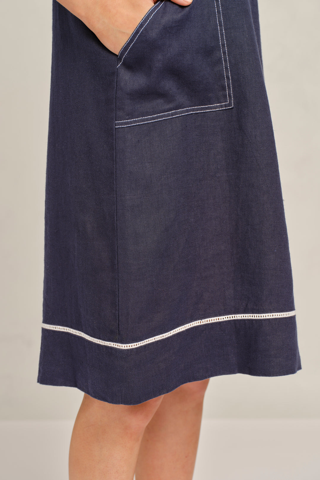 Chiara Dress - Navy