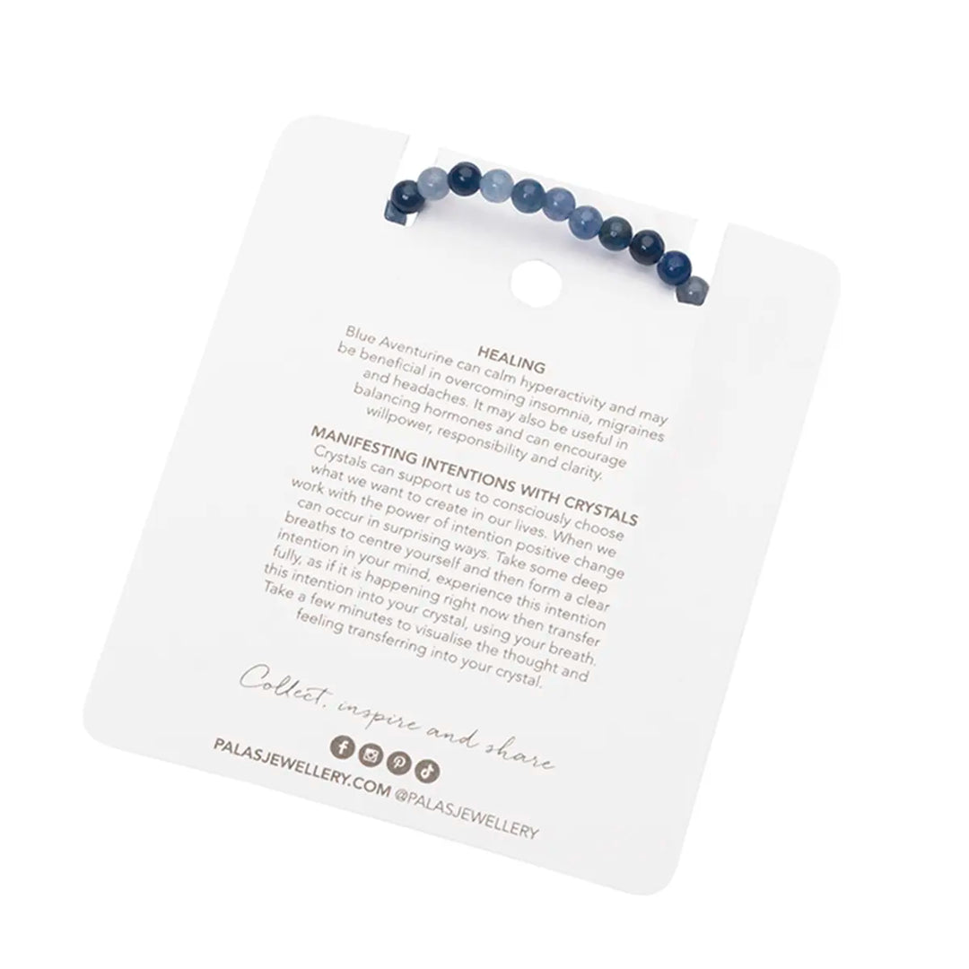 Blue Aventurine Support Gem Bracelet