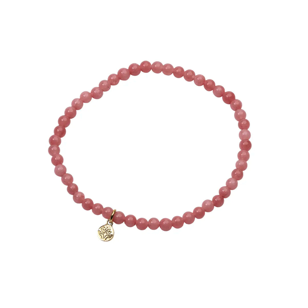 Pink Jade Healing Gem Bracelet