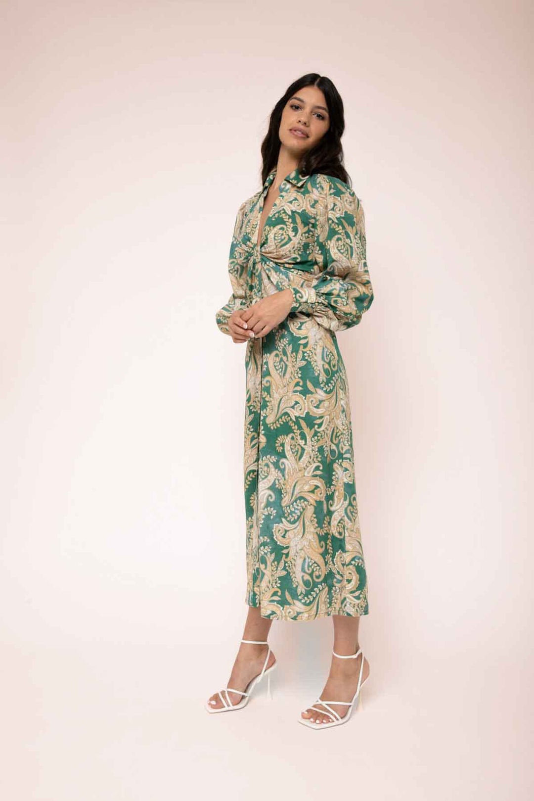 Arabella Dress - Ivy Paisley