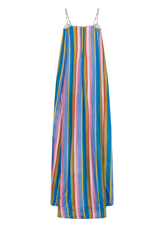 Rainbow Stripe Slip Dress