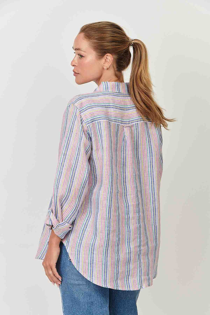 Enveloppe Linen Shirt - Arc-en-Ciel