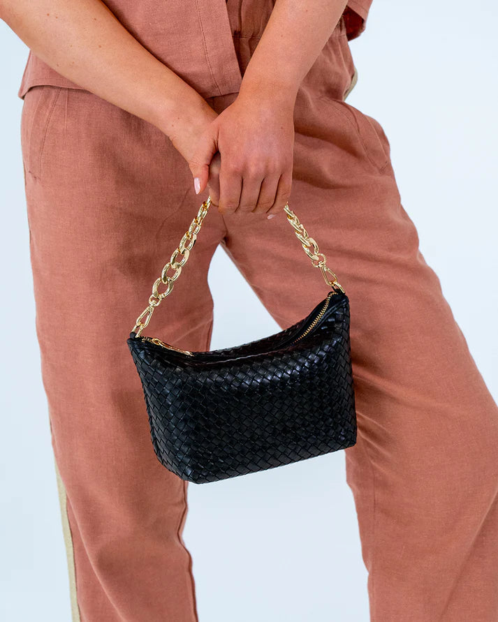 Agnes Bag - Black Weave