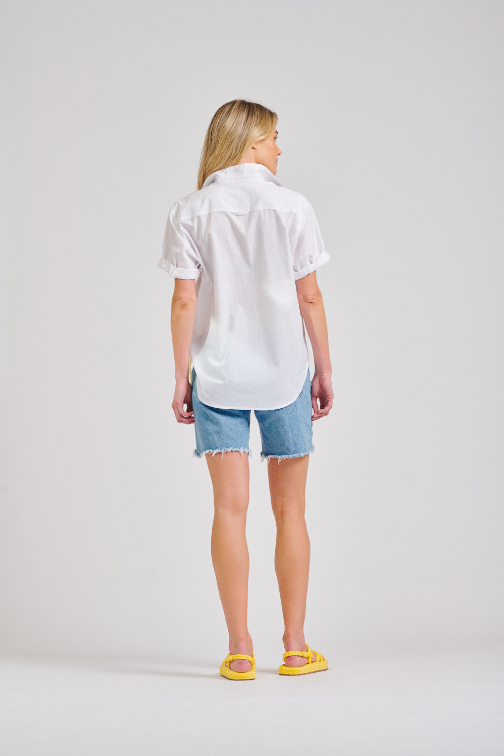 The Annie Short Sleeve Shirt - White