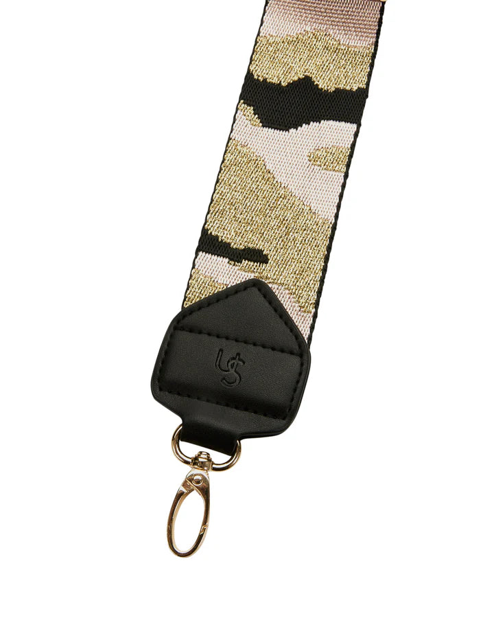 Urban Status Webbing Crossbody Strap - Army Pink