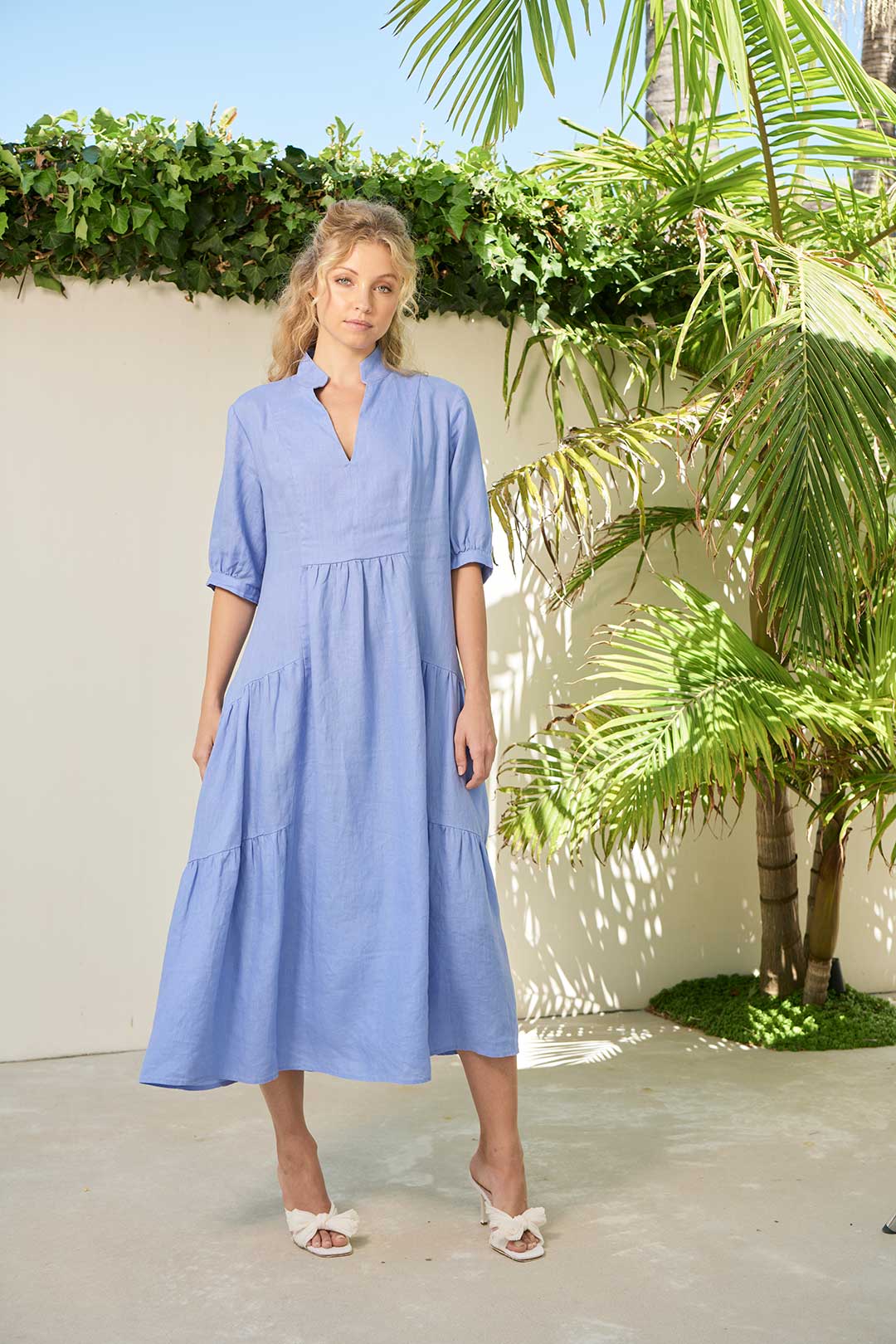 Aveline Dress - Cornflower