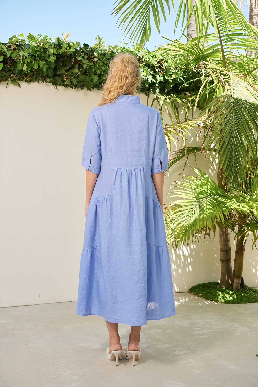 Aveline Dress - Cornflower