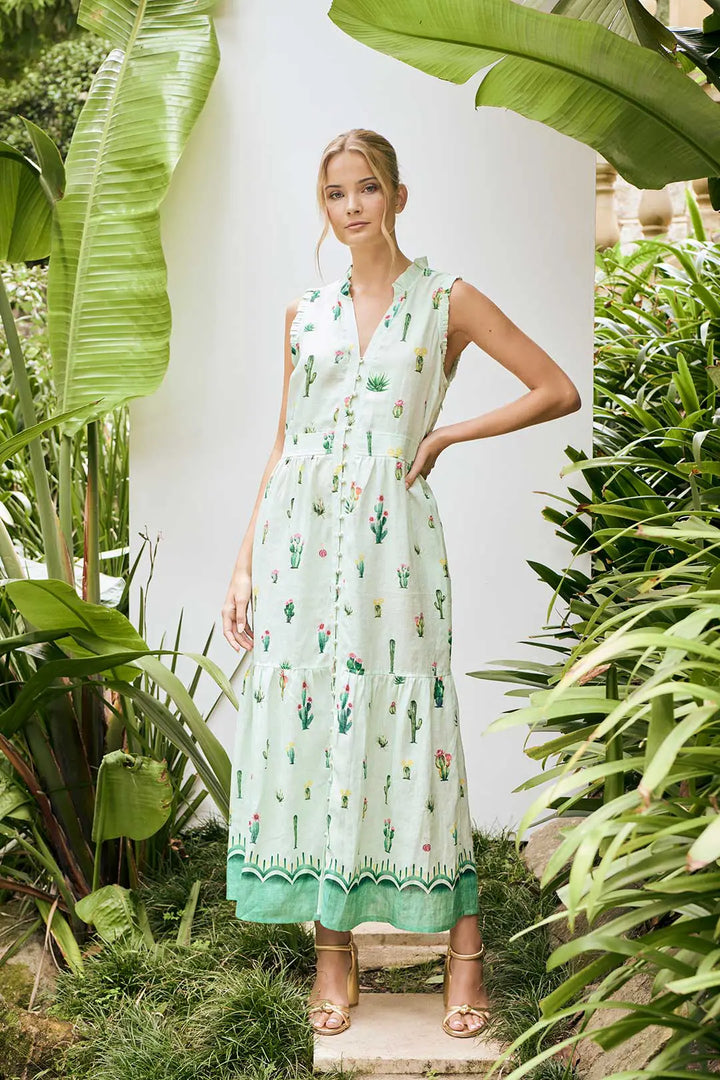 Ayla Cactus Maxi Dress