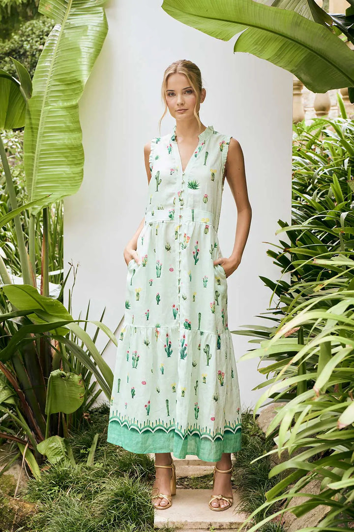 Ayla Cactus Maxi Dress