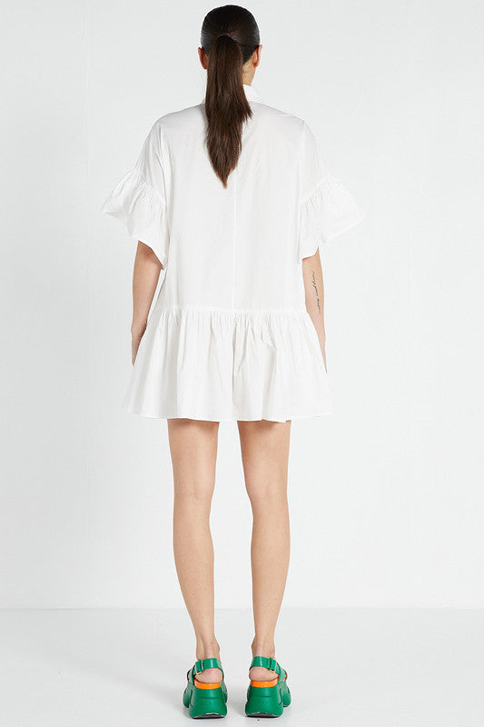 Genoa Mini Dress - White