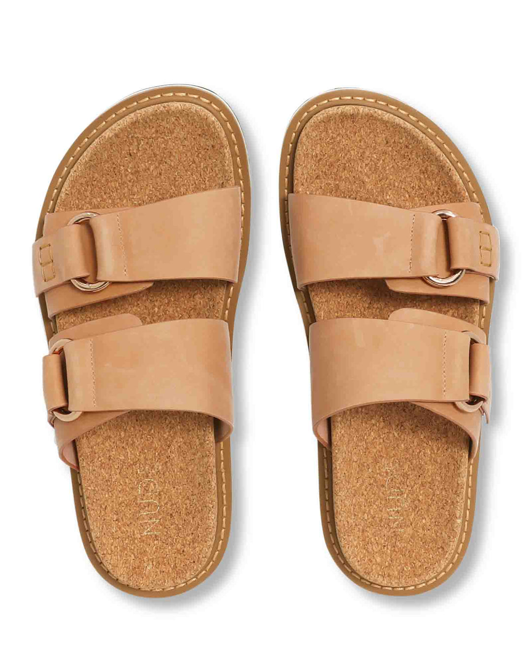 Nude Footwear Bambi Slide - Natural