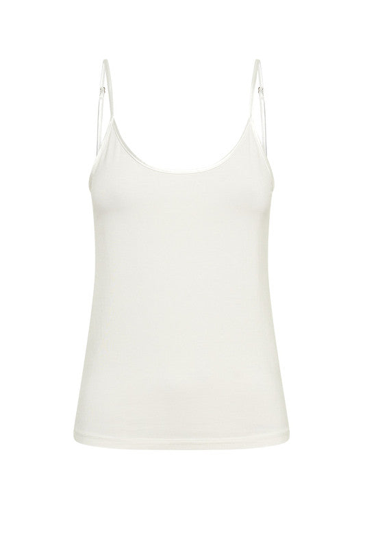 Shoestring Cami - White