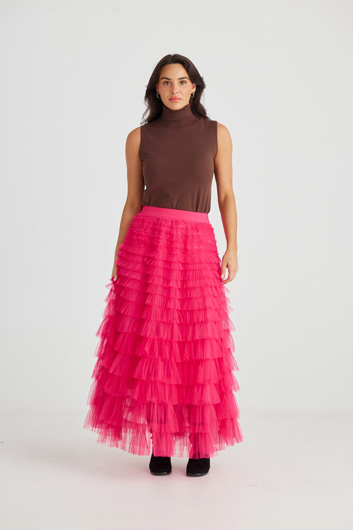 Chance Skirt - Hot Pink