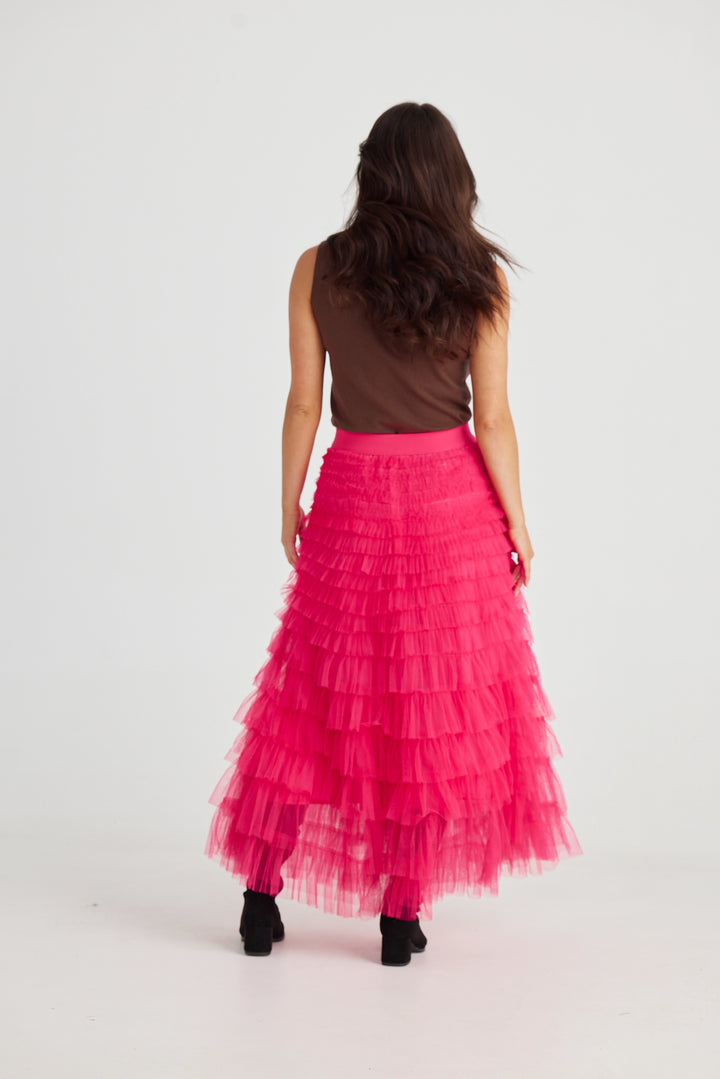 Chance Skirt - Hot Pink