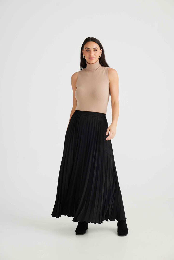 Alias Pleated Skirt - Black