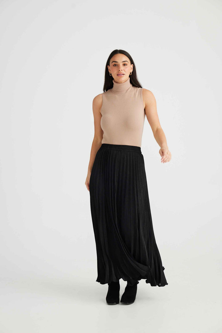 Alias Pleated Skirt - Black