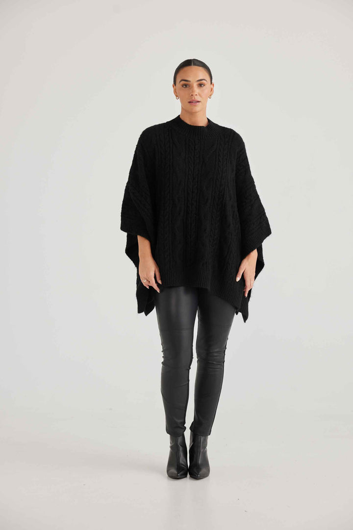 Marnie Poncho - Black