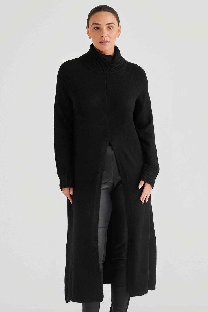 Vivienne Turtle Neck - Black