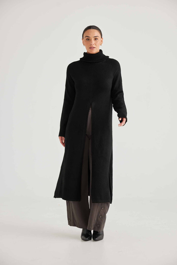 Vivienne Turtle Neck - Black