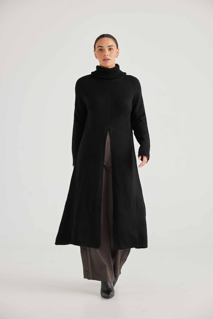 Vivienne Turtle Neck - Black