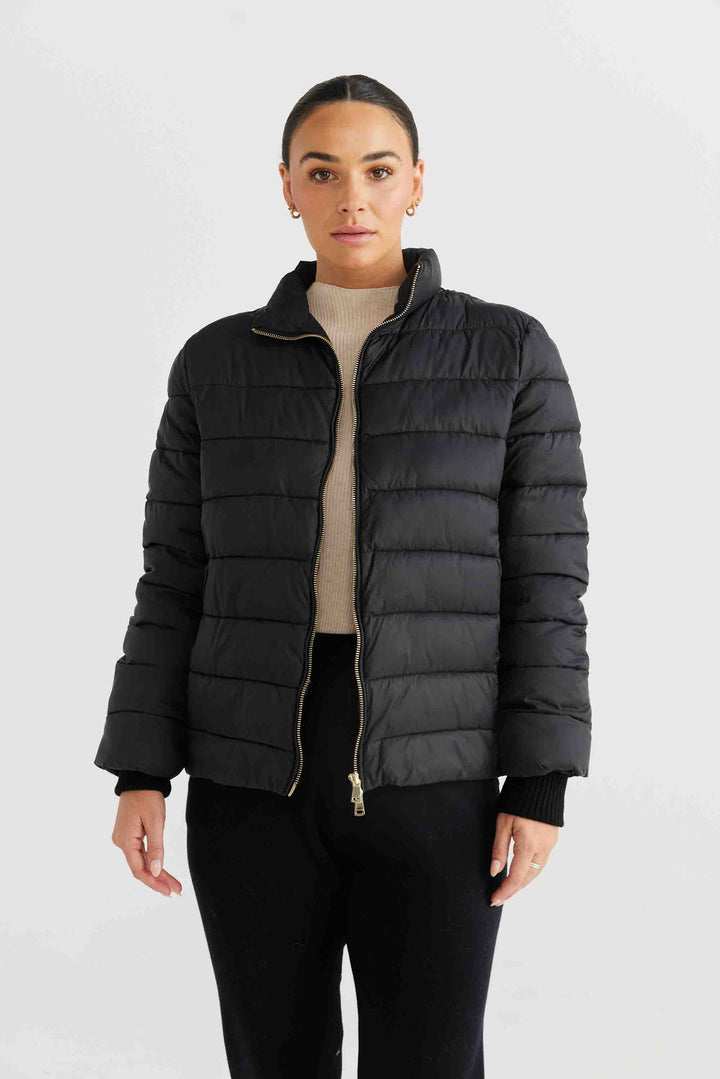 Brave & True Avalanche Puffer - Black