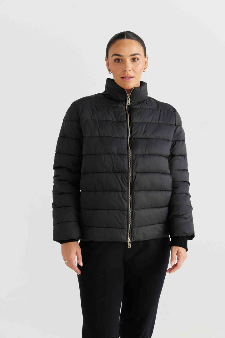 Brave & True Avalanche Puffer - Black