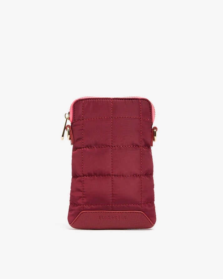 Baker Phone Bag - Burgundy