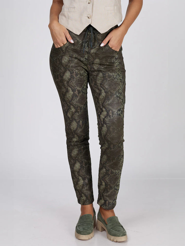 Peyton Boyfriend Pant - Olive