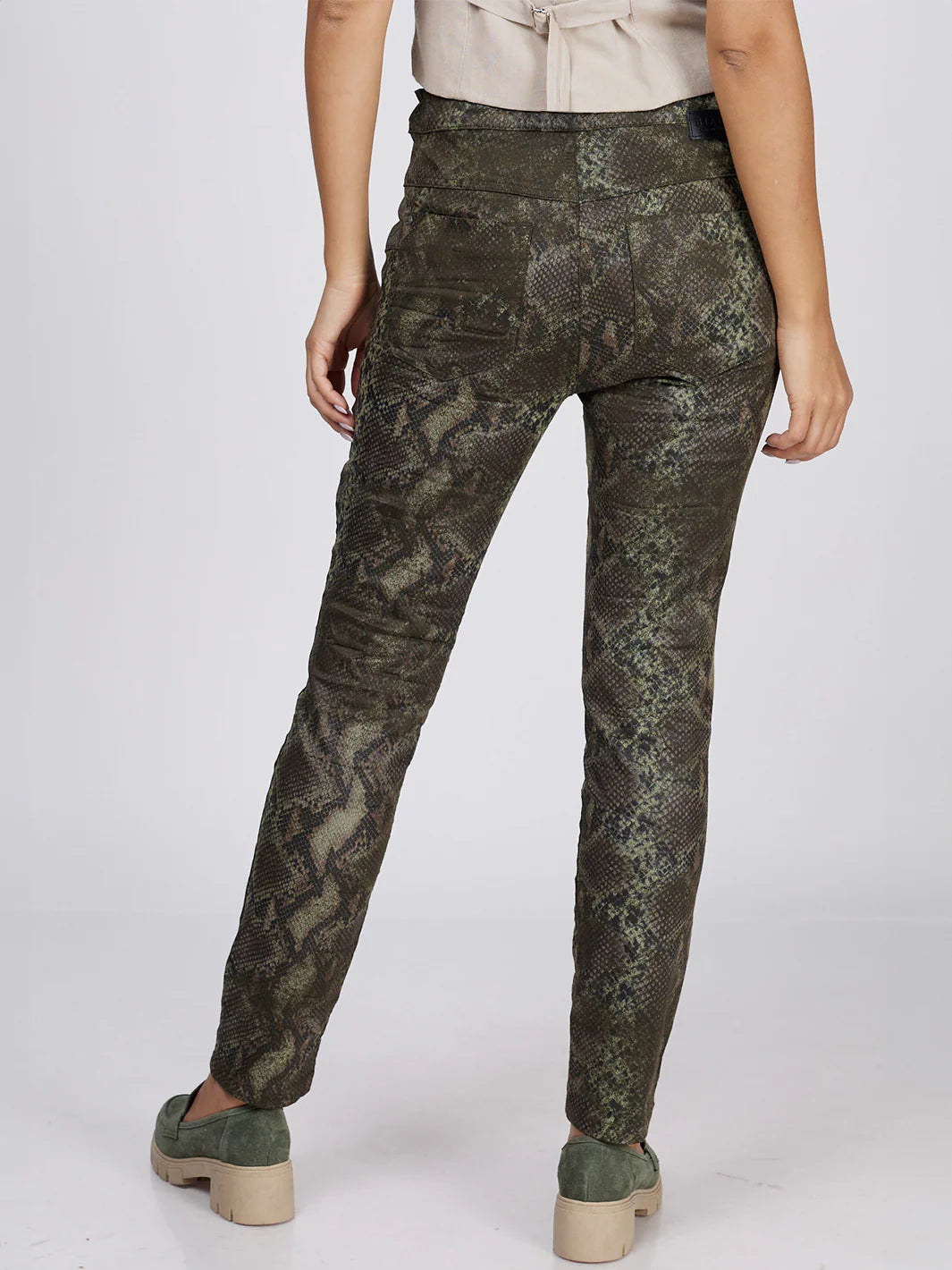 Peyton Boyfriend Pant - Olive