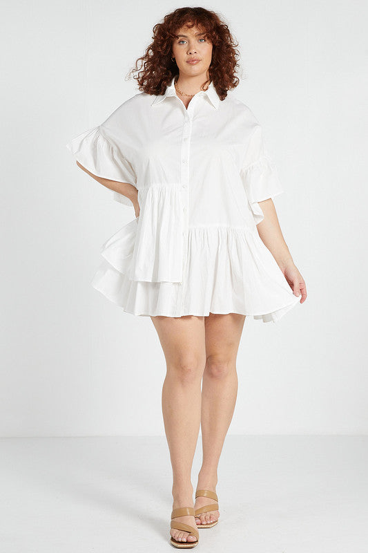 Genoa Mini Dress - White