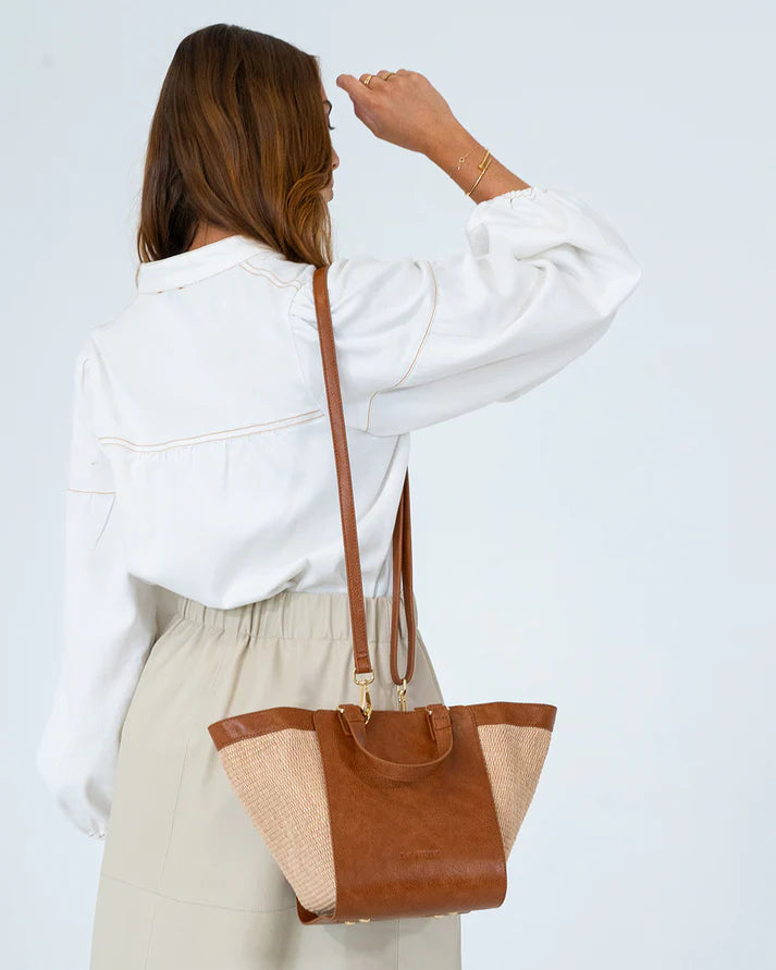 Carnegie Tote - Natural/Tan