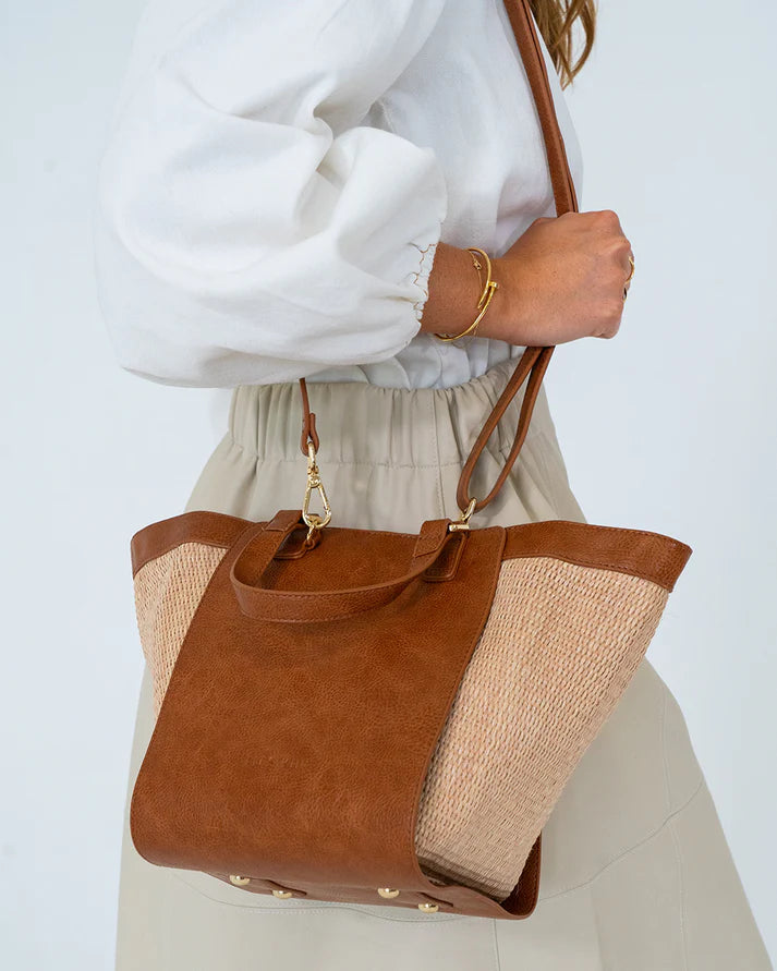 Carnegie Tote - Natural/Tan