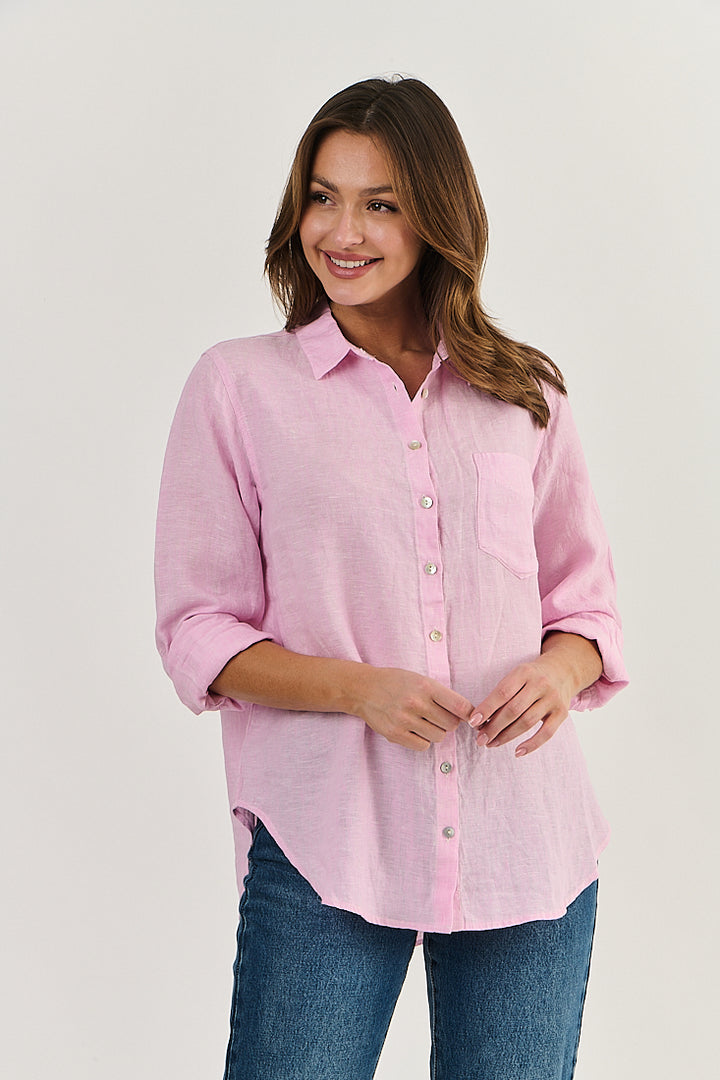 Enveloppe Linen Shirt - Pastel