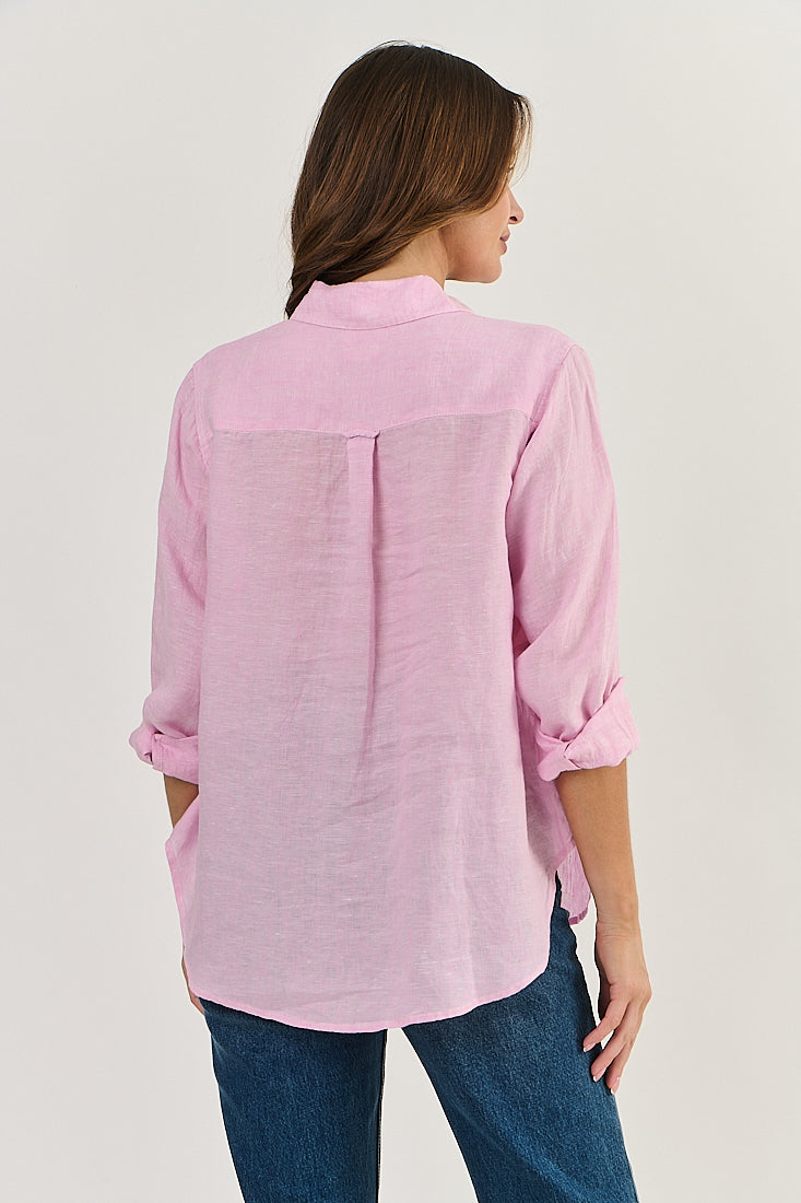 Enveloppe Linen Shirt - Pastel