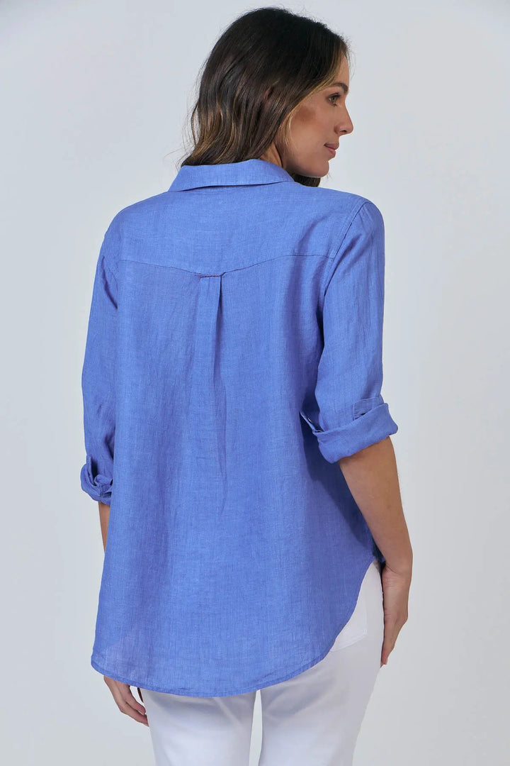 Enveloppe Boyfriend Shirt - Mer