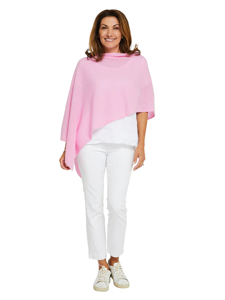 Cashmere Topper - Glam Pink