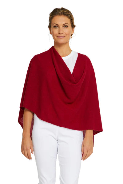 Cashmere Topper - Red Velvet