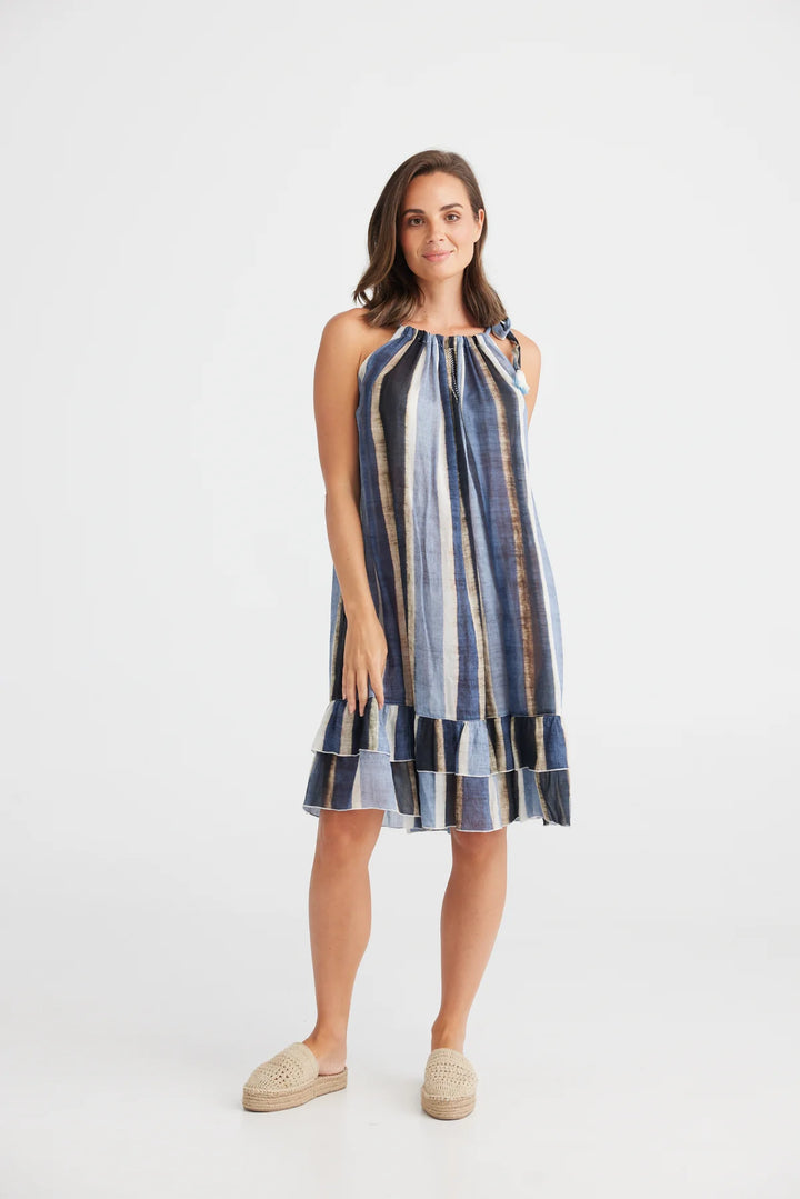 Maria Dress - Horizon Stripe