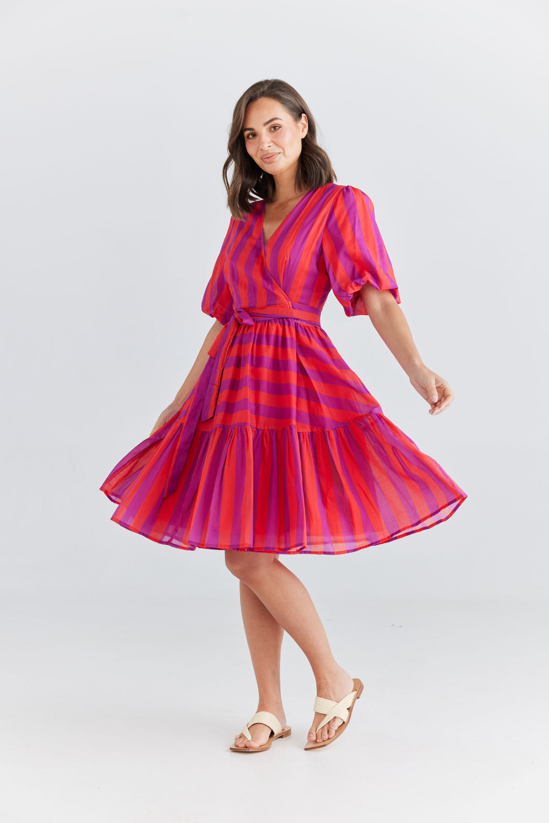 Floss Dress - Yuzu Stripe