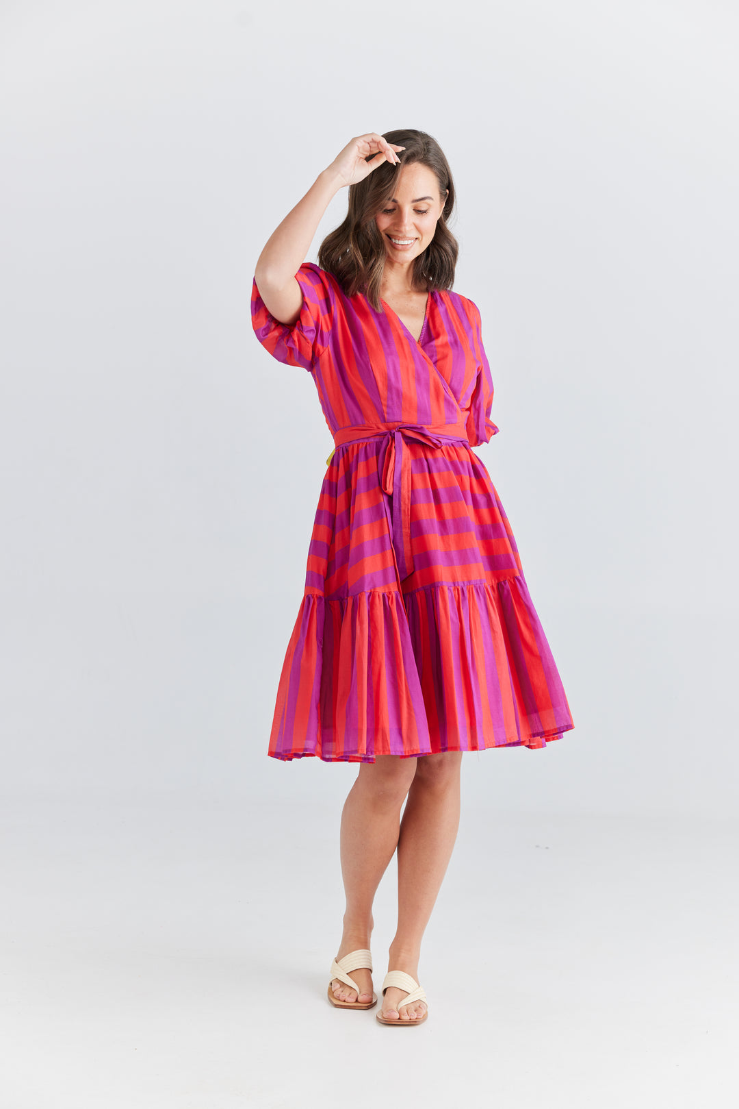 Floss Dress - Yuzu Stripe