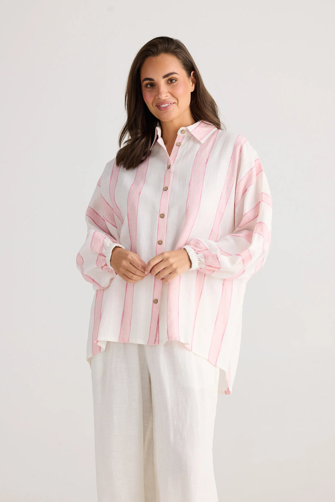 Cliffside Shirt - Candy Stripe