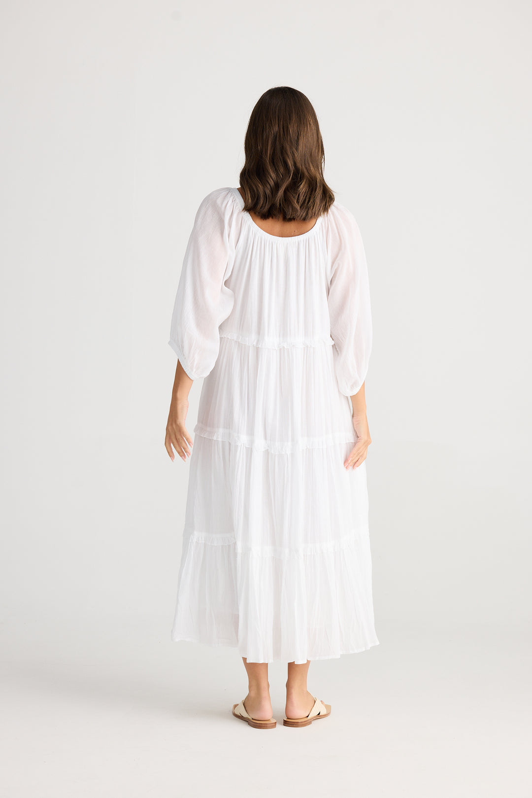 Grenadine Dress - White