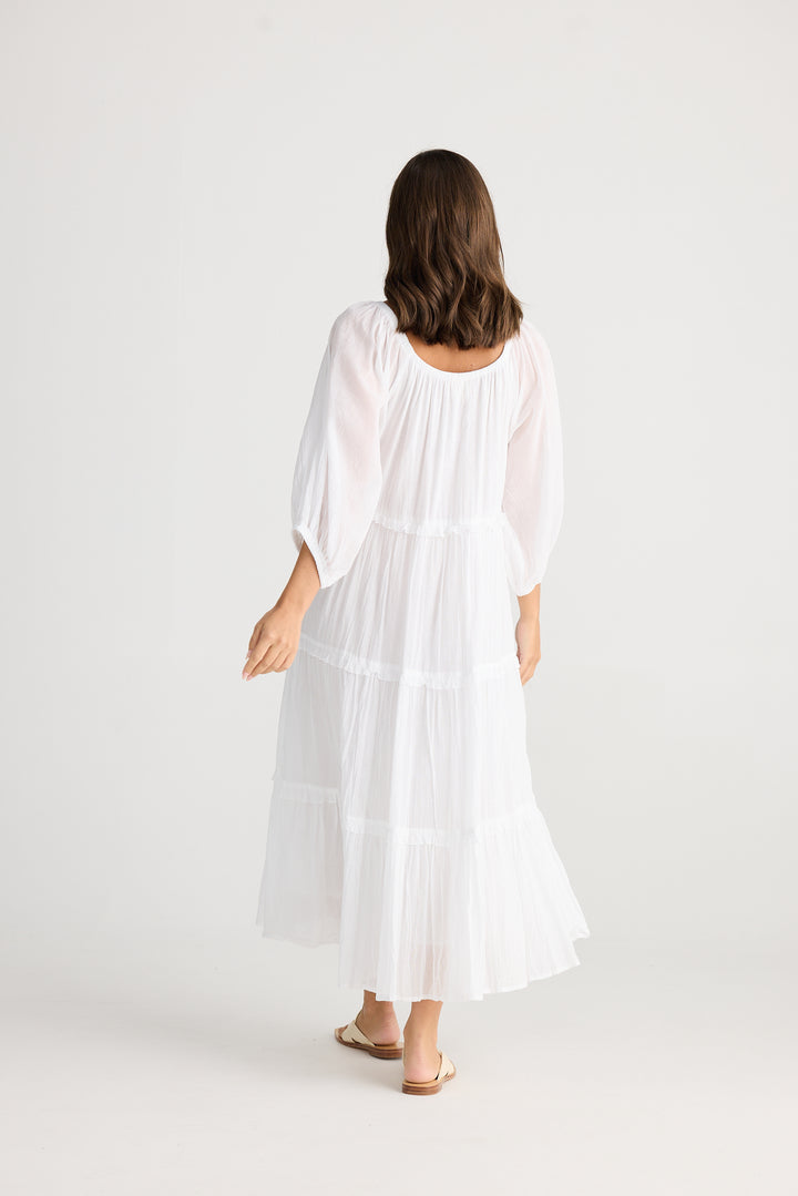 Grenadine Dress - White