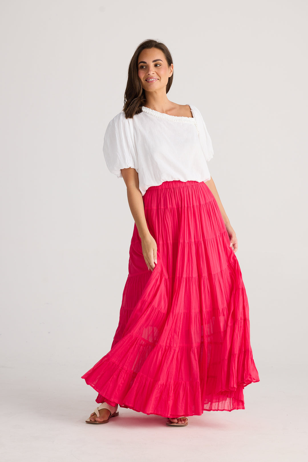 Blossom Skirt - Raspberry