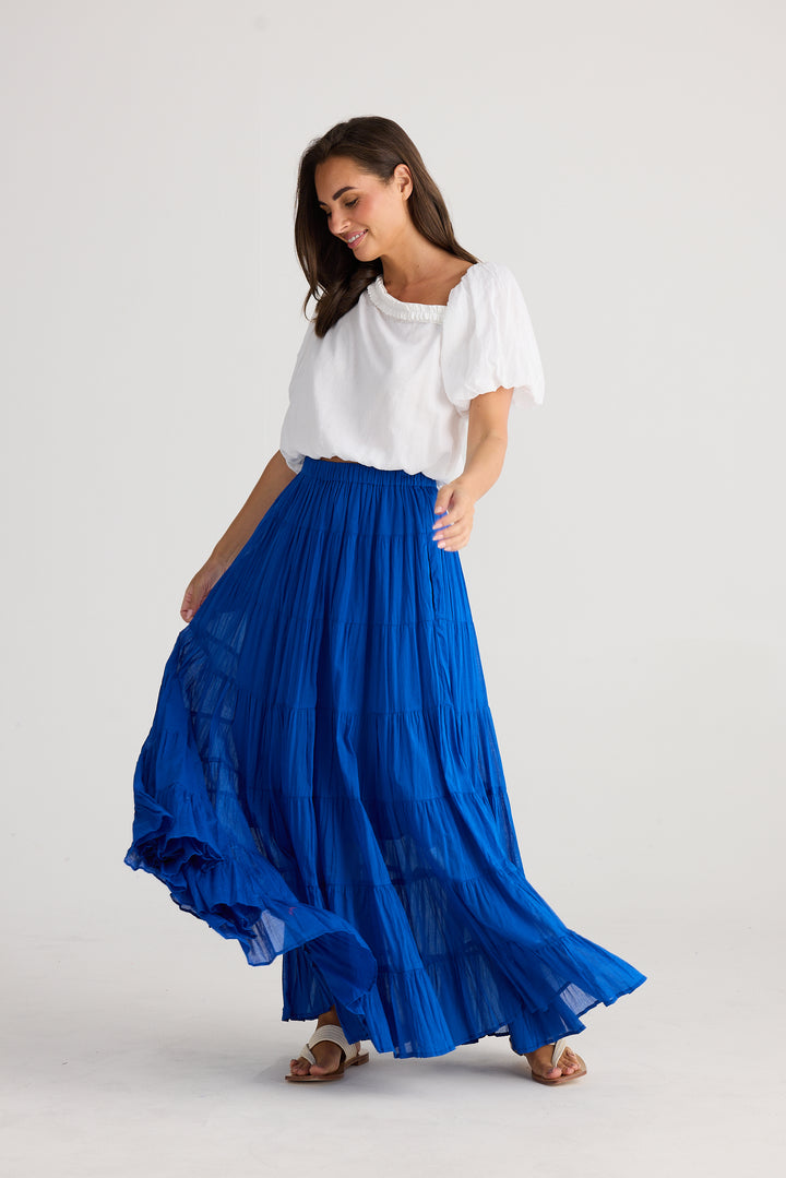 Blossom Skirt - Sapphire