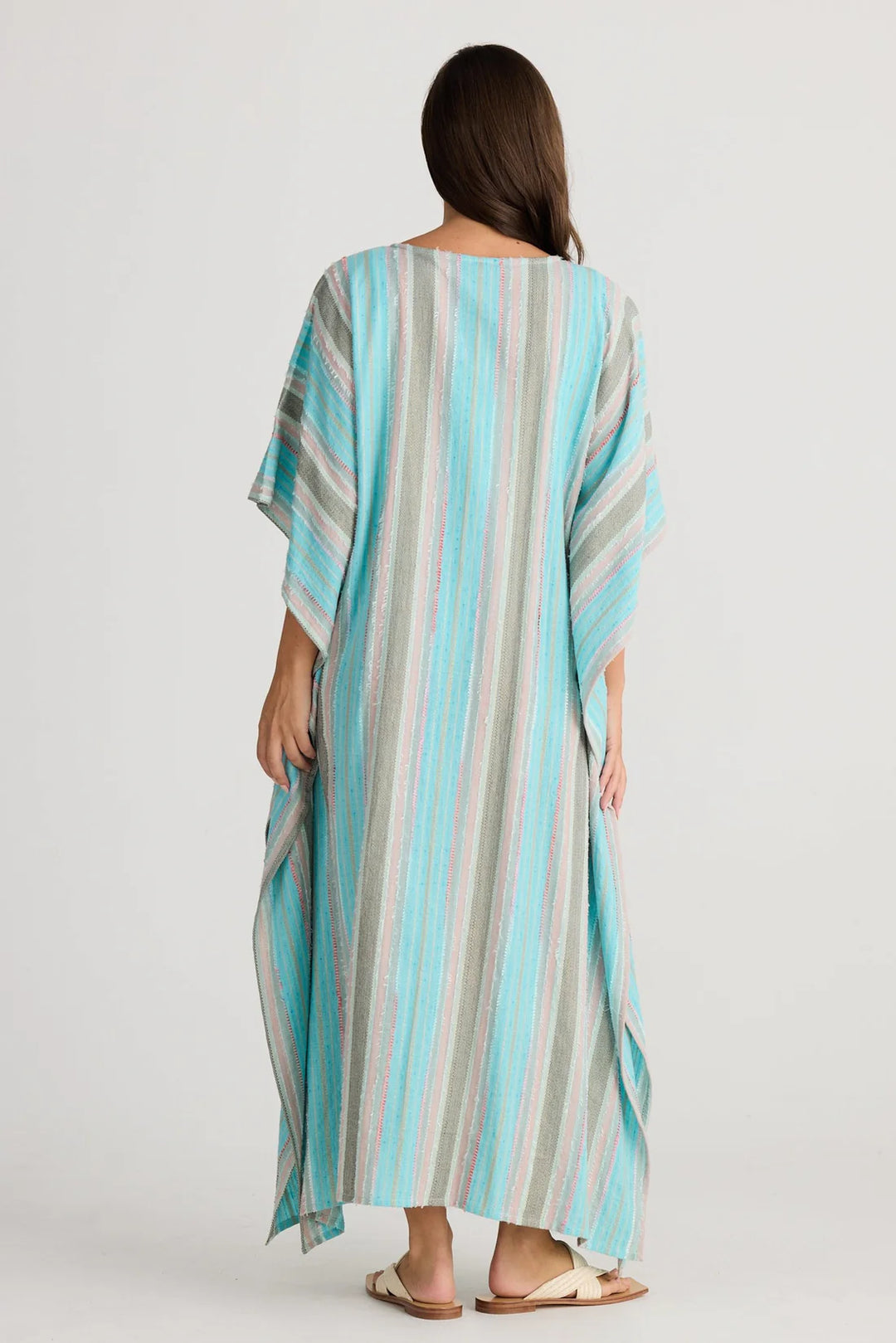 Capri Kaftan - Carnivale Stripe